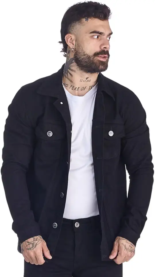 Jaqueta Jeans HNO Jeans Premium Azul Escuro