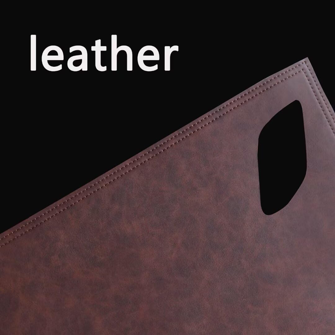 generisch Leder,auto armaturenbrett abdeckung kompatibel mit LR Range Rover Sport 2005-2006,rutschfeste und blendfreie dashboard cover(Brown)