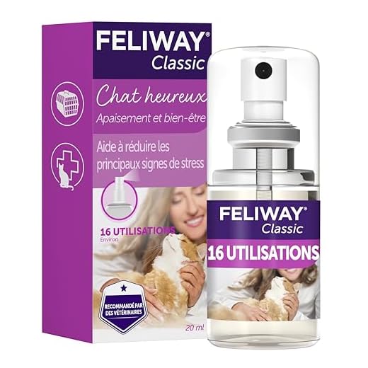 FELIWAY Classic - Spray Voyage - Anti-Stress pour Chat - Spray 20 ML