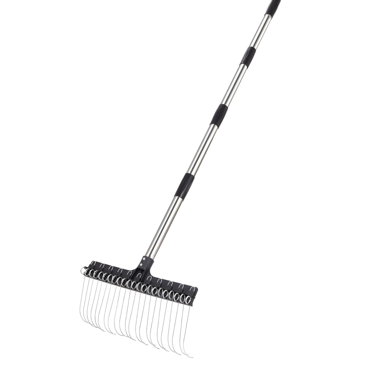 22 Prong Tool Designed for Comfortable and Effective Yard Maintenance Efficient Grass Scuffle