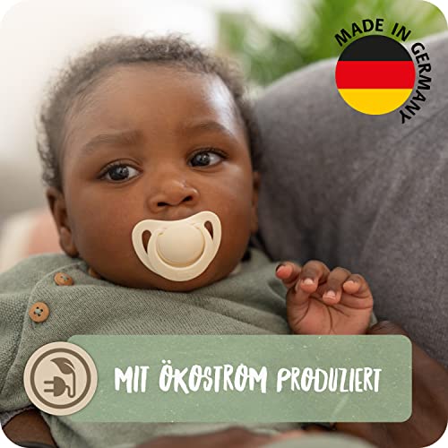 NUK for Nature Babyschnuller | aus nachhaltigem Silikon | kiefergerechte Form | BPA-frei | 6-18 Monate | beige | 2 Stück – Ansicht 5
