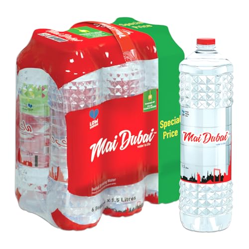 Mai Dubai Bottled Drinking Water Value Pack 6 x 1.5 Litres
