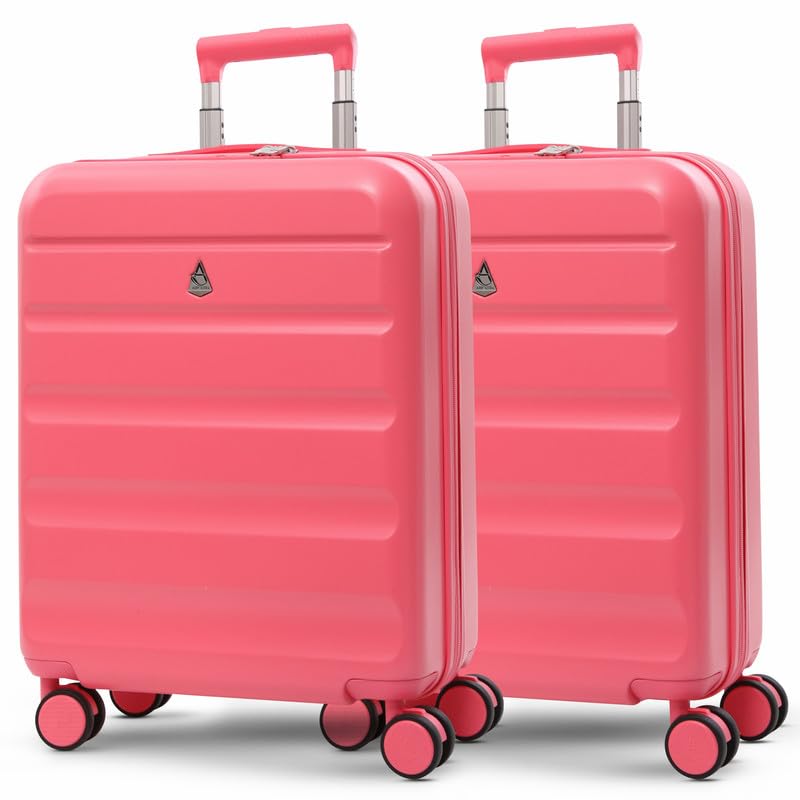 Aerolite 55x40x20 Expandable Ryanair Priority 4 Wheel Cabin Suitcase | Hard Shell Case TSA Lock Max Size 55x40x20cm to 55x40x23 Carry On Hand Cabin Luggage 4 Dual Spinner Wheels Charcoal product thumbnail 10