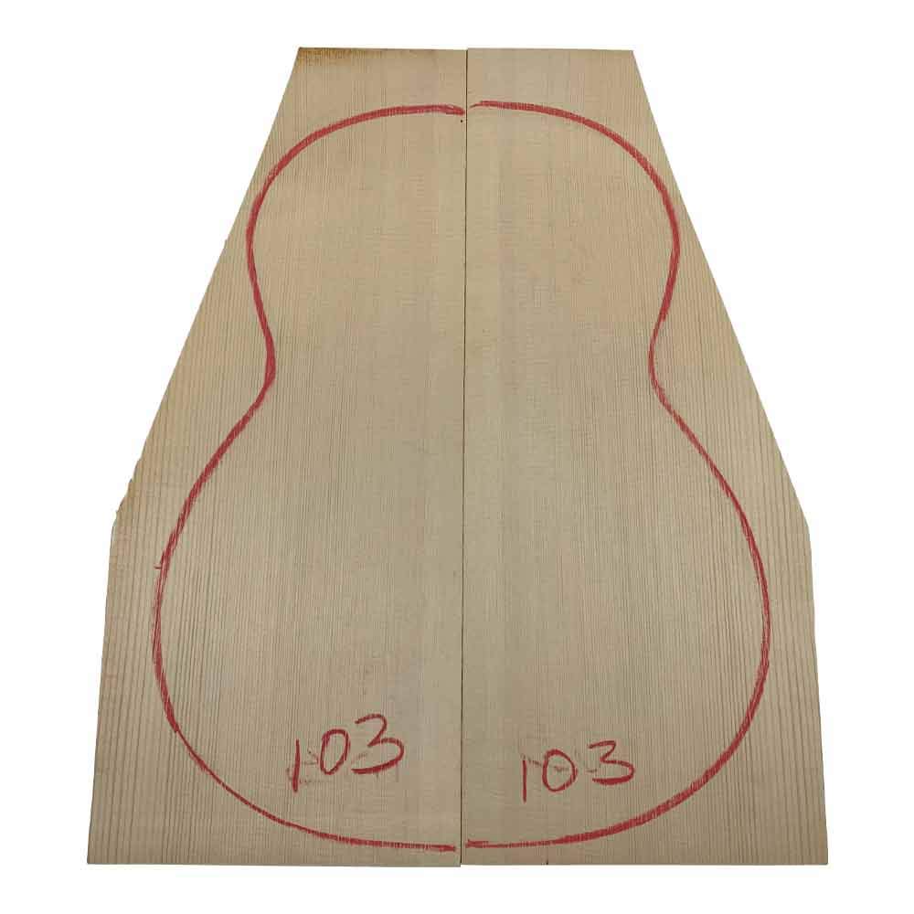 Classical/OM Guitar Tops, Best Luthier Tonewood Collection for Guitar Tops Wood (European Spruce Classical)