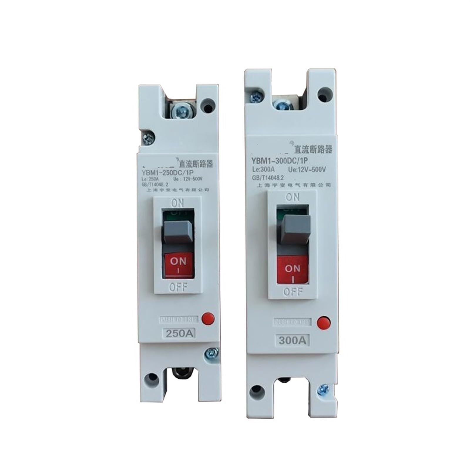 Disjoncteur 1P DC 48V 96V KTMBOHU haute capacité 500A pour parcs de batteries stationnaires