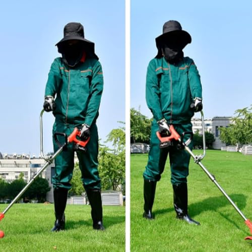 15.35in String Trimmer Handle,with Shoulder Strap Harness,Ergonomic Trimmer Aluminum Alloy Grip with Bracket Clamp,Weed Eater Extension Handlebar Attachment for Lawn Care Landscaping Yard Trimming by Huixinglin - Used condition - Image 6
