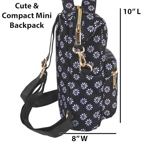 Mochila mini de viaje con cierre y hebilla Jessica Simpson miniatura 4