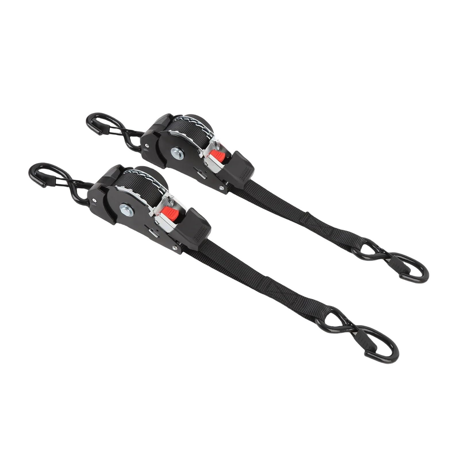 Correas de trinquete Juego de Pernos Acero Inoxidable con Correa trinquete retráctil 1 Pulgada x 10 pies, 1760 Libras Resistencia a la Rotura for vehículos Todo Terreno