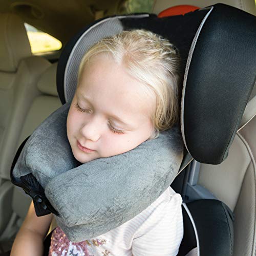 Image of Dot&Dot Bendable Memory Foam Travel Pillow - Neck Pillow for Airplane, Bus, Train or Relaxing at Home (No Twistable Core)