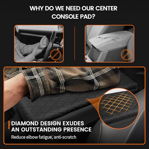 Rilsen Custom Fit for Center Console Cover Subaru Crosstrek 2024 2025 2026/2024 2025 2026 Impreza Armrest Cover Center Console Pad Interior Accessories Car Armrest Seat Box Cover Protector by Rilsen - Image 3