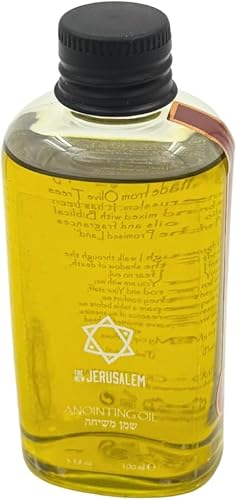 Miniatura 33 de Aceite de unción de incienso y mirra de Israel, botellas de aceites espirituales sagrados de Jerusalem Blessed, hechas a mano con ingredientes