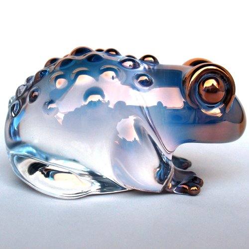 Prochaska Gallery Hand Blown Glass Toad Figurine #TOP4