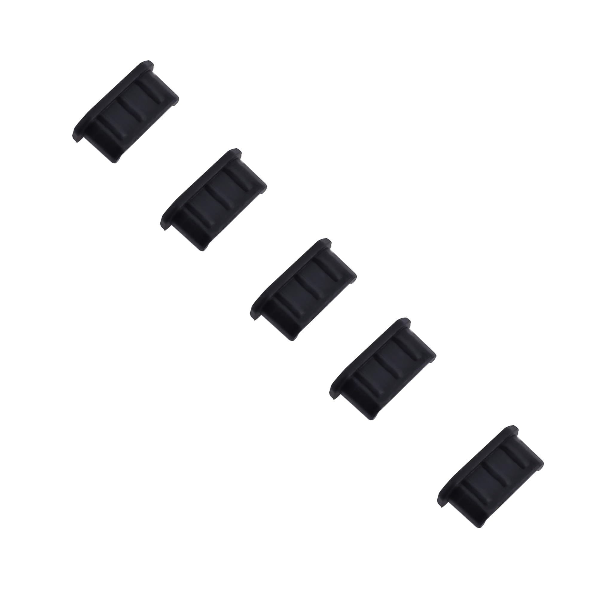 5 PCS Mini-HDMI Port Anti-dust Plugs, Silicone Covers Caps Stoppers, Port Protector for TV Computer Digital Socket Printer, 0.39 x 0.1 (LxW)