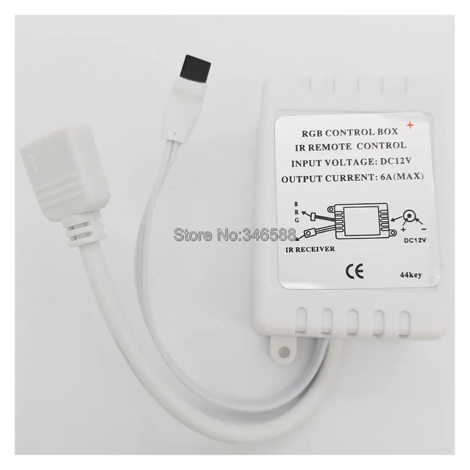 LED Controller 44 Keys LED IR RGB Controller Remote Control LED Controller DC12V 6A