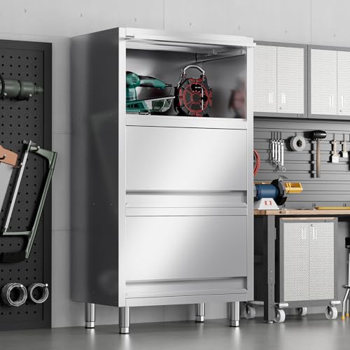 EHONXI 3-Tier Stainless Steel Cabinet