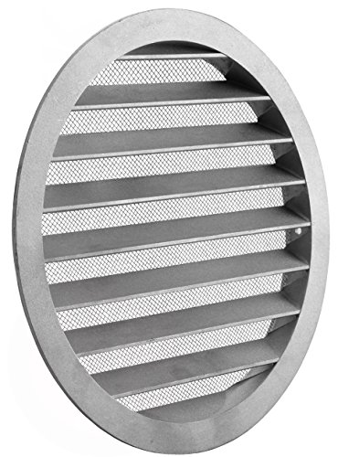 Preisvergleich Produktbild MKK - 10817-010 - Lüftungsgitter Wickelfalzrohr Abluftgitter Insektennetz Aluminium Rund Gitter Ø 500 mm