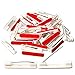 Hugesavings 100pcs 1.46 inches Safety Bar Pins, Adhesive Badge Crafting Pins For ID Badges, Nametags, Ribbons, and Crafting