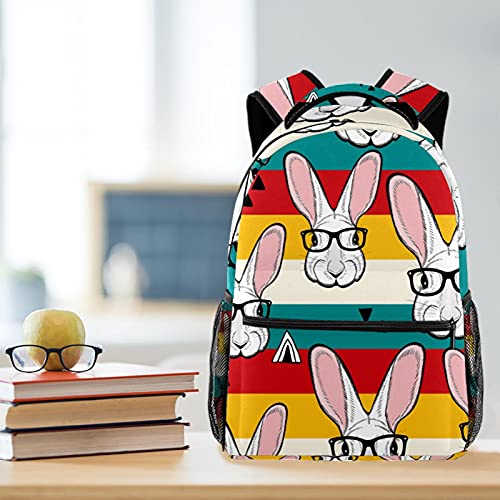 Sac à dos ordinateur portable 29.4x20x40cm multicolore imprimé fleuri - 6