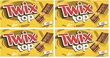 TWIX TOP - Biscuit Chocolat au Lait & Caramel - Paquet de 10 Biscuits Individuels - 210g (Lot de 4)
