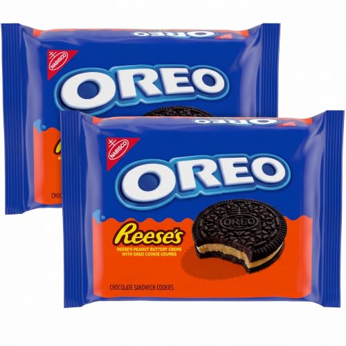OREO REESE'S Peanut Buttery Creme Chocolate Sandwich Cookies, 12....