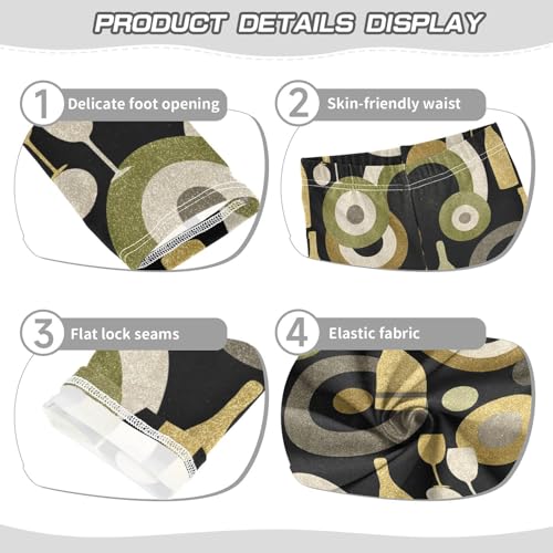 Girls Leggings Comfortable,Casual Stretch Pants,Kids Toddlers Tights Trousers for Dance Yoga Workout Size 4-103