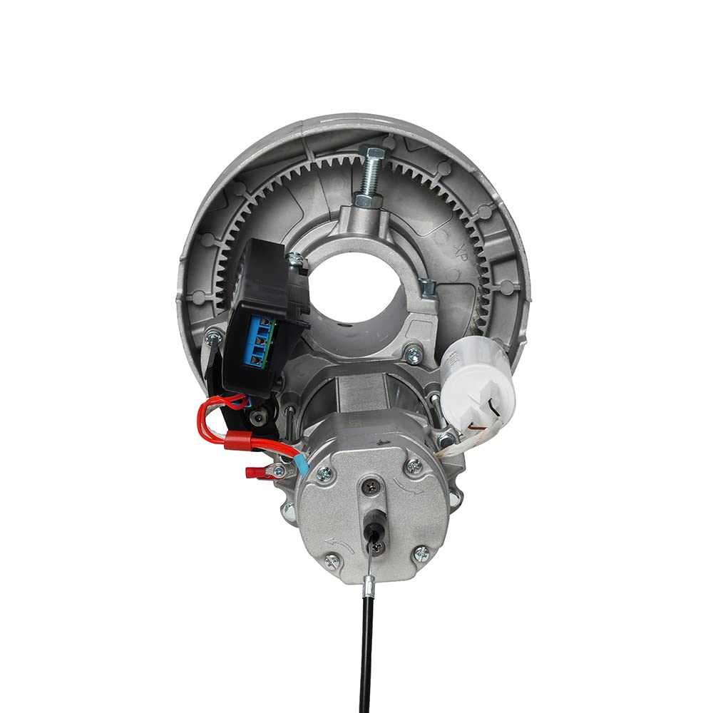 INDEM Motor para amortiguador ROLL140E con freno 140 kg eje 60/48 diámetro 200/220, Motor Puerta Batiente