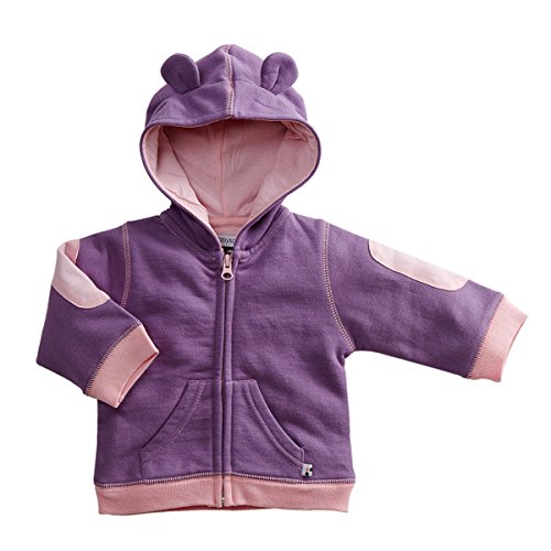 Babysoy Fleece Bunny Ear Zipper Hoodie Jacket