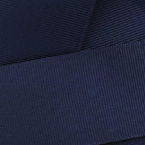 3" Navy Grosgrain Ribbon Solid 100 Yard Reel (75mm) HBC Brand