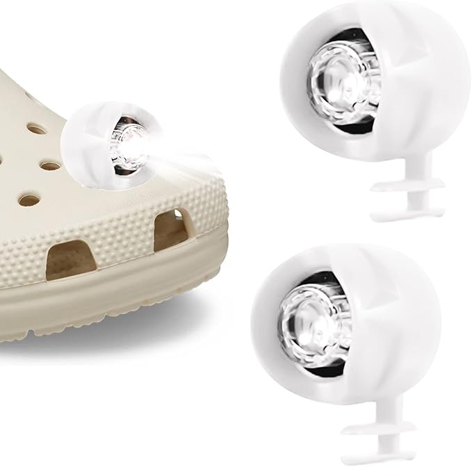 2 Pcs Croc Lights, Headlights for Croc Shoes Clog Shoes, Croc Shoes