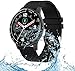 Produktbild Smartwatch, Fitnessuhr Fitness Tracker 1.3 Voller Touch Screen IP68 Wasserdicht Mit Pulsuhr Schrittzähler Damen Herren Kinder Armbanduhr Pulsmesser Sportuhr Für IOS AndroidBlack