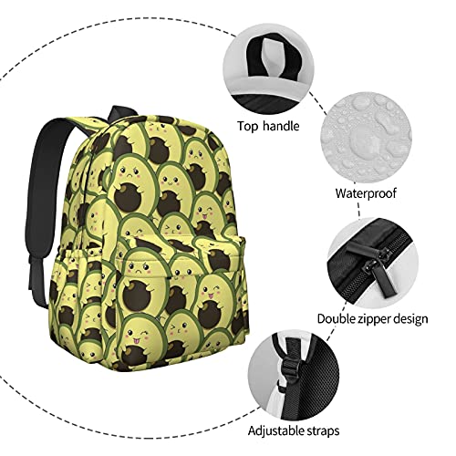 Sac à dos ordinateur 17 pouces avocat mignon pour ne plus manquer de place - 5