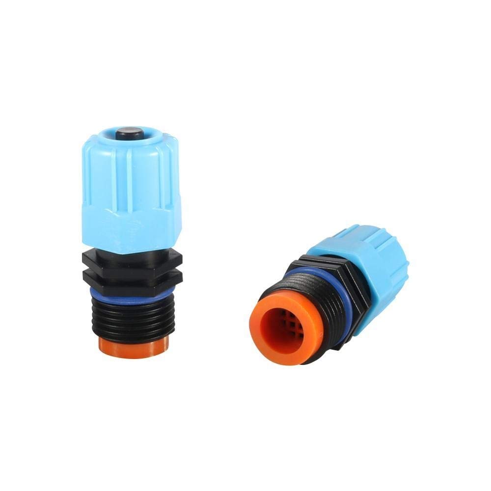 Gripper di irrigazione 50pcs Regolabile 1/2 Pollice Filo Maschio con antigelo del Filtro Ortaggio di Frutta Agricoltura Agricoltura Ugelli Giardino Strumento di irrigazione