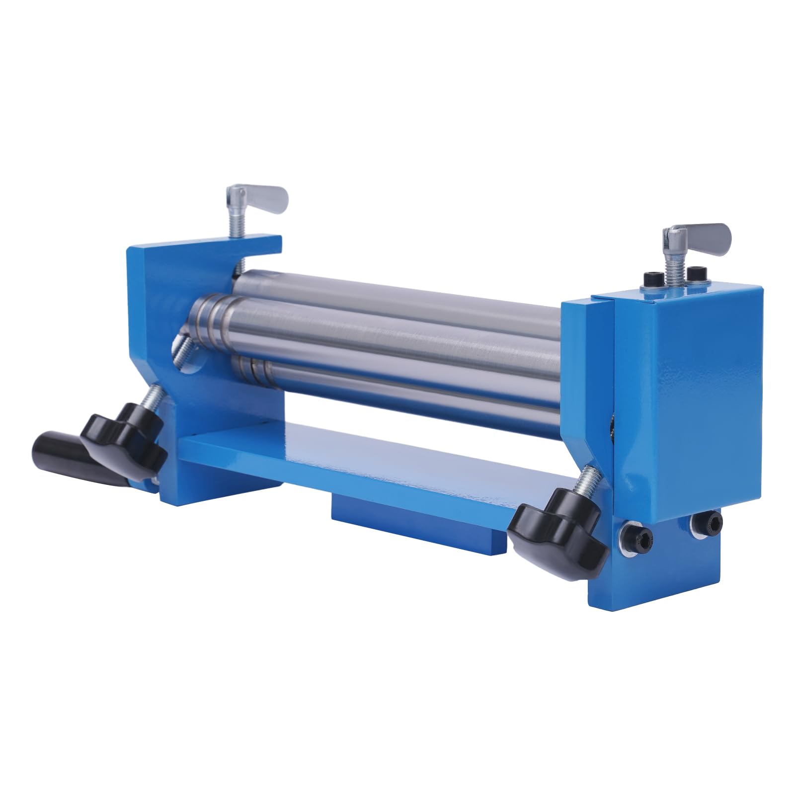 Máquina dobladora de chapa de 3 rodillos, dobladora manual, dobladora de tubos, dobladora de placas de metal de acero, para cortar, doblar, redondear y laminar chapas