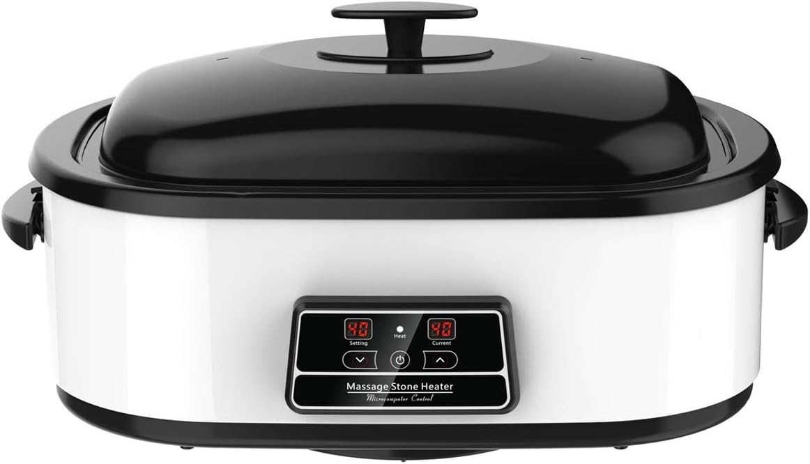 MassageMaster Digital HOT Stone Massage Heater, 17 Litre (18 Quart)