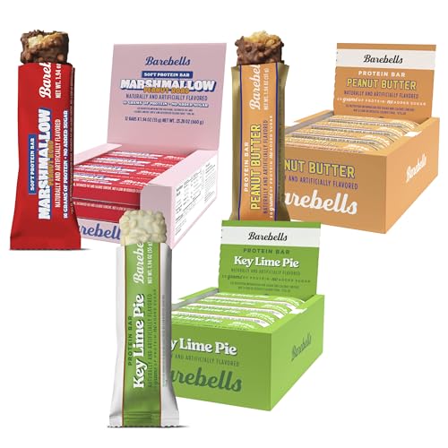 Image of Barebells New On The Block Bundle (3 Mix Pack) - 36 Total Bars, High Protein Snacks, with 16g and 20g Protein & No Added Sugar - On-the-Go Breakfast or Post-Workout Treat