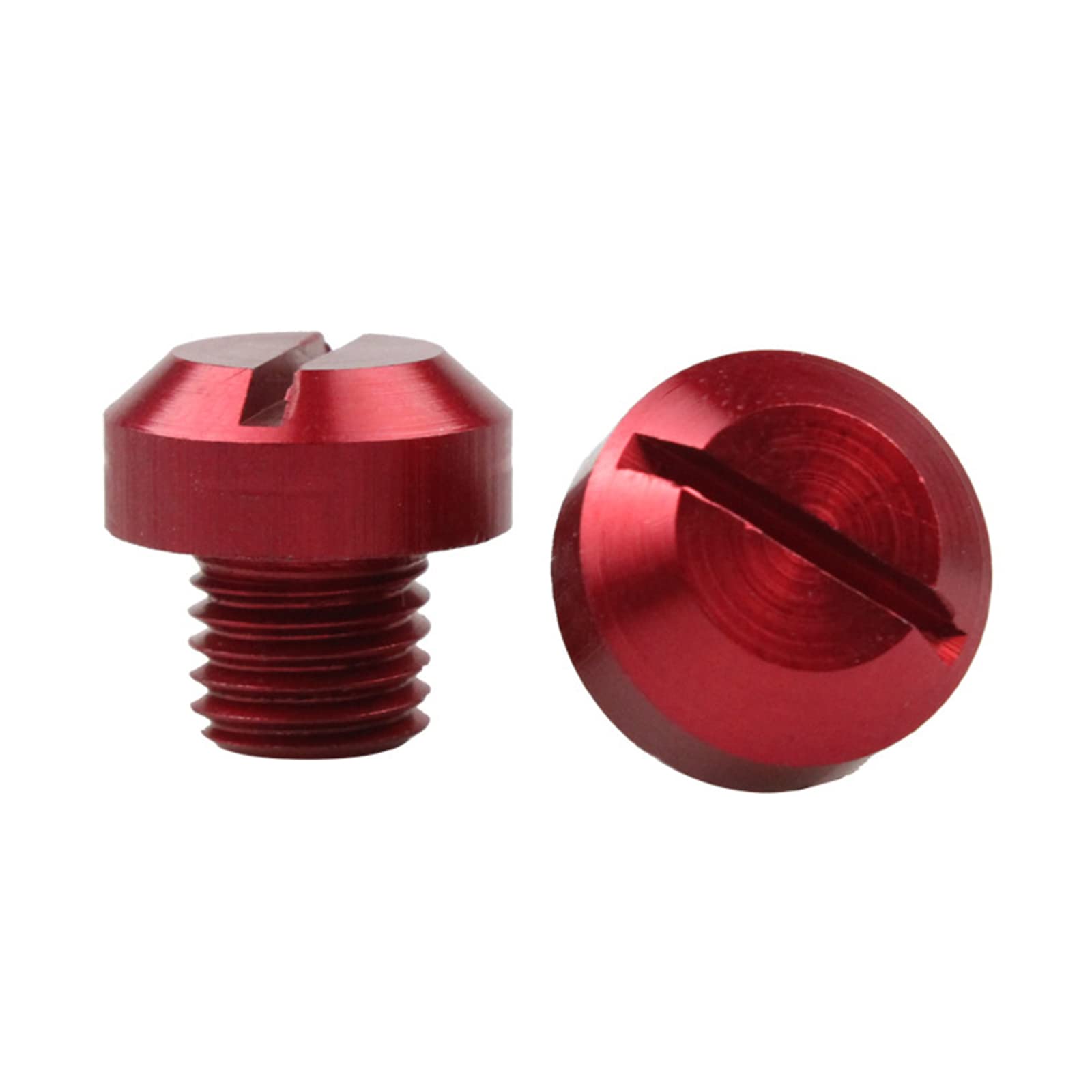 YROHGKPN 2Pcs Anti-Rust Motorcycle Aluminum Rear view Hole Plugs Screws