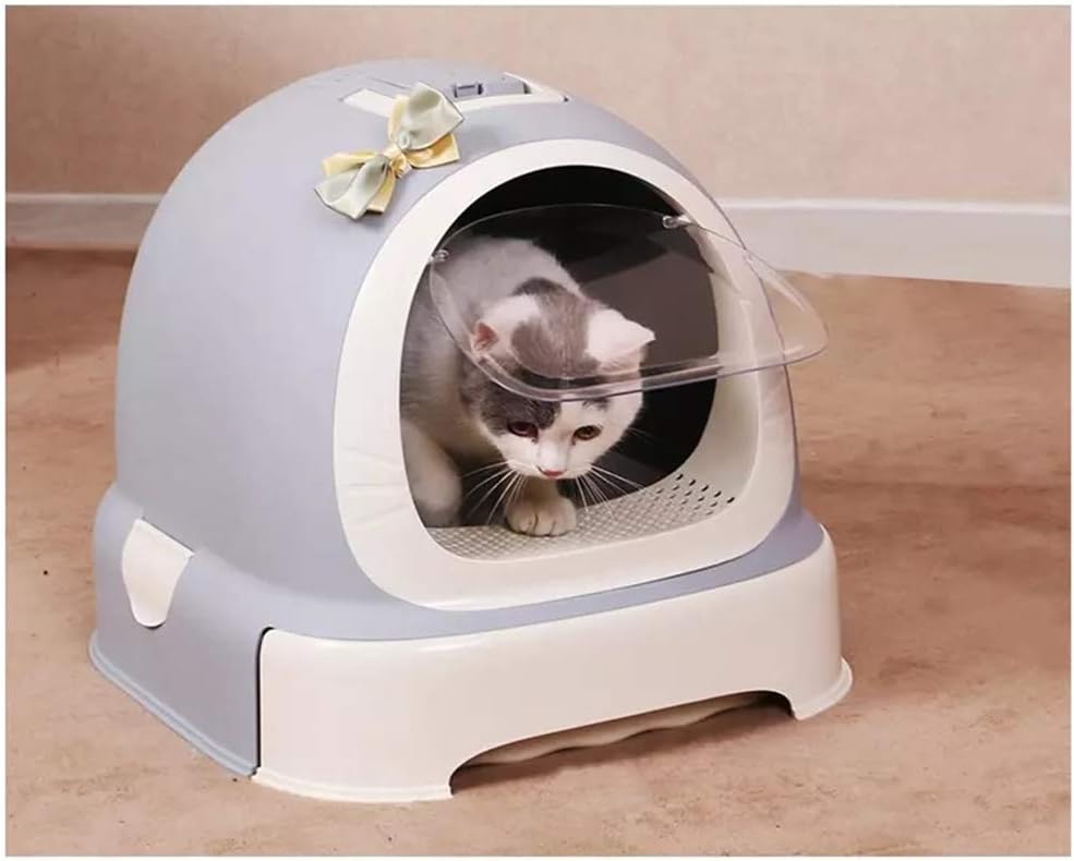 SXHASMZYXY Cat Litter Tray, Ultra SelfCleaning Enclosed Drawer Cat
