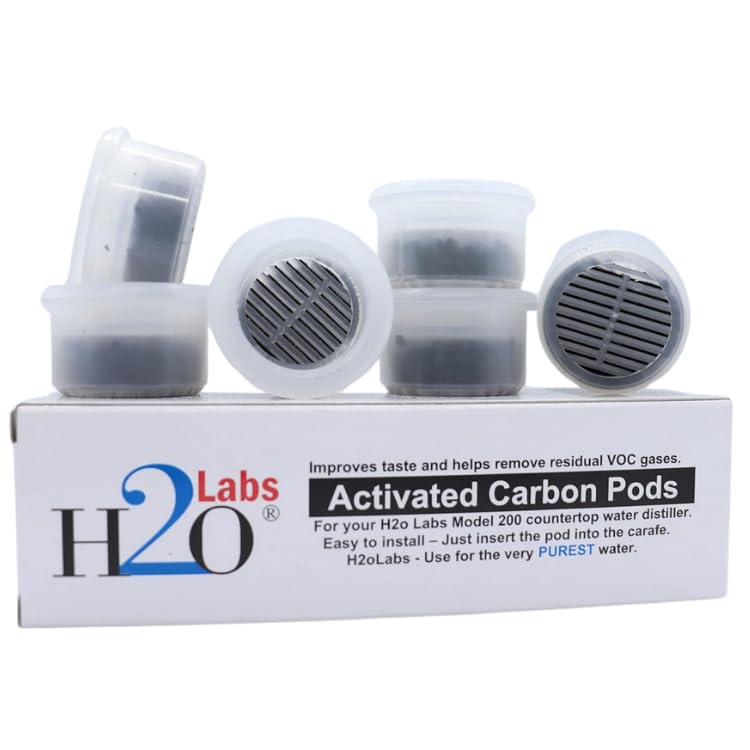 Activated Carbon Pods for H2o Labs Model 200 Water Distiller