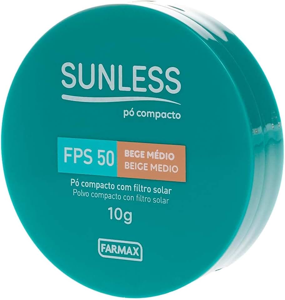 Pó Compacto Sunless com FPS 50 - Cor Bege Médio 10g