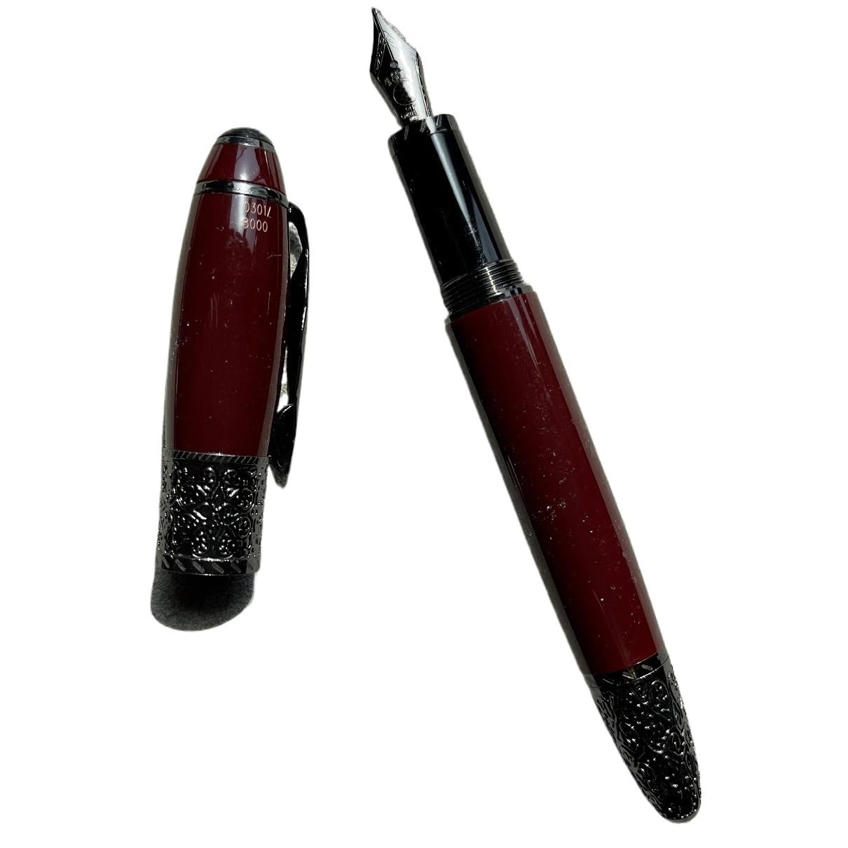 EPANO Metall-Füllfederhalter, EF-F-Feder, minimalistisch, luxuriös, für Schule, Büro, Schreibbedarf, Tintenroller (03, Stift mit Beutel)