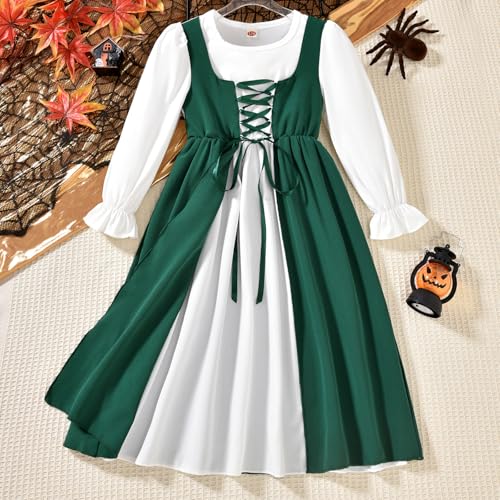 Vestido Renacentista Princesa Medieval para Niñas 6-7 Años miniatura 6