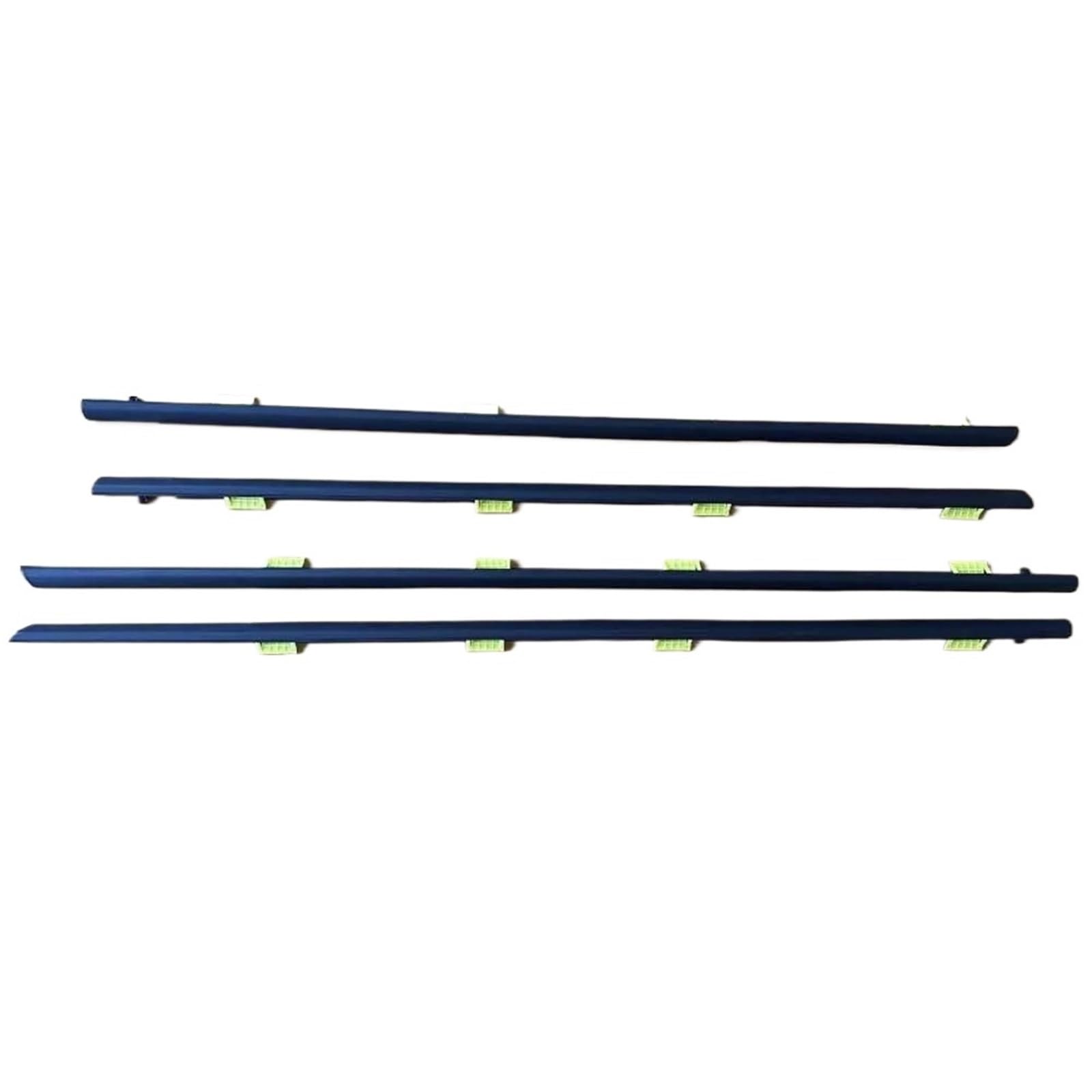 For Civic 2001 2002 2003 2004 2005 4PCS Outside Window Weatherstrip Seal Belt Weather Strip Trims Car Window Seals