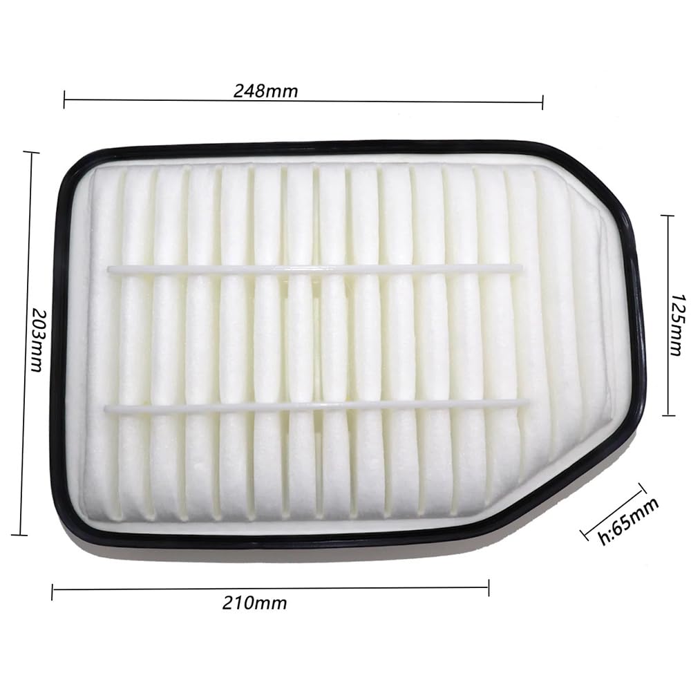 Filtr Powietrza Kabinowego dla Jeep Wrangler III JK 2007-2018, Filtr powietrza silnika samochodowego 53034019AD