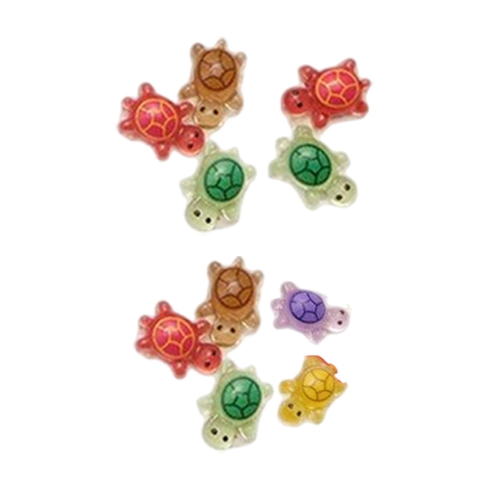 Cartoon Mini Turtles Nail Art for Acrylic Nails Cartoon Mini Turtles Figurines 10 Pieces-image-47