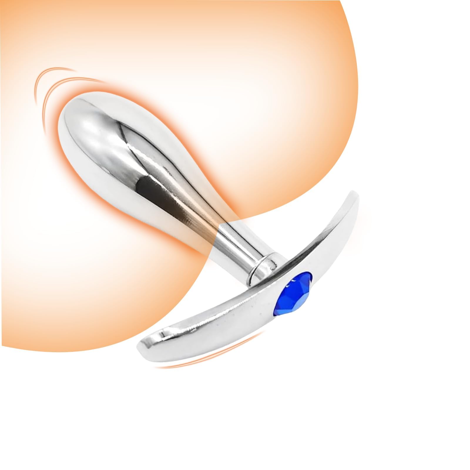 Plug Anale Metallo Jeweled Butt Plug Acciaio Inox, Plug Anali Dildo Masturbazione Sex Toys Massaggio Prostata Plug Dilatatore Anale per Donne e Uomini