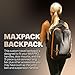 MAXPRO Maxpack Backpack | Custom travel backpack designed Fits all accessories | Mesh for the water bottle | Made with durable, weather-resistant 1680D polyester