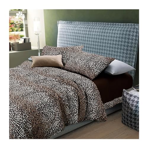 Funda nórdica suave de leopardo para decorar dormitorios modernos 2
