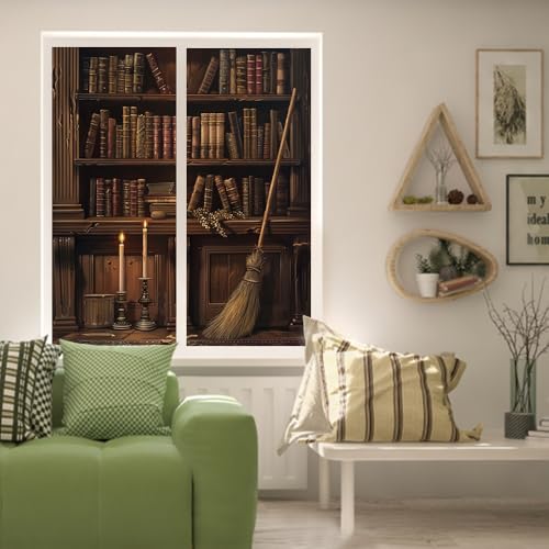 Vinilo decorativo para ventana privacidad 2 paneles 17.7x23.6 in miniatura 6
