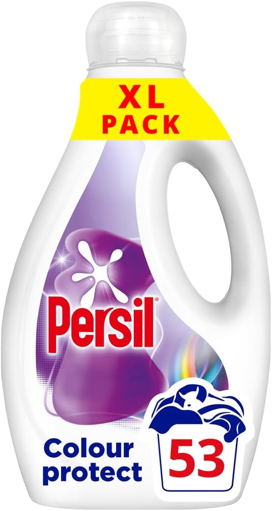 Colour Laundry Washing Liquid Detergent keeps colours bright outstanding stain removal in quick & cold washes 53 washes (1.431 L)