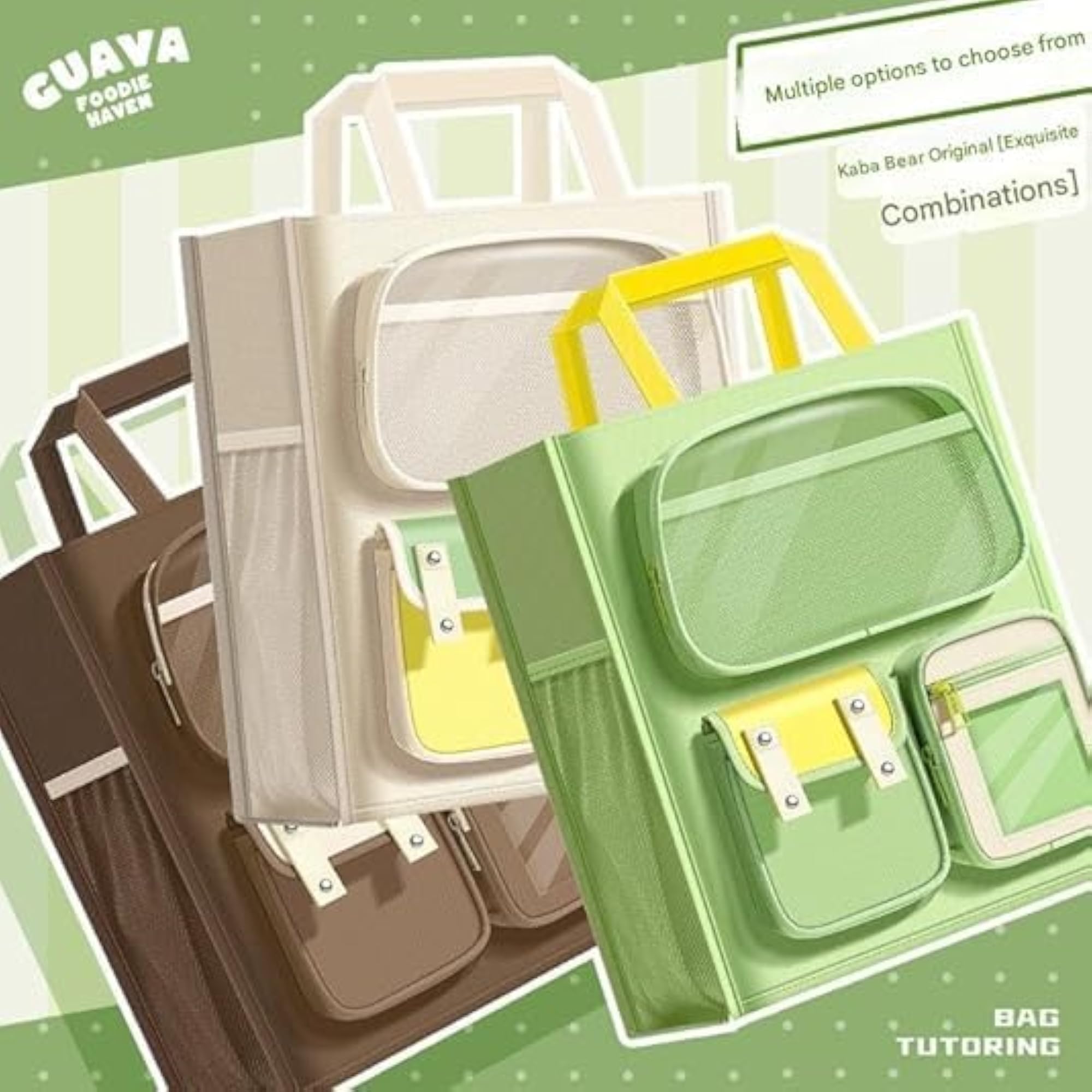 File Storage Organizer With Transparent Multi Pocket And Zipper Lock